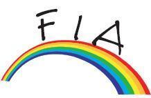 FIA-Emblem - ein Regenbogen